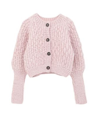 W FACE CHUNKY HAND KNIT CARDIGAN